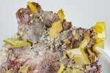 Lustrous, Orange Wulfenite Crystals - La Morita Mine, Mexico #183936-2